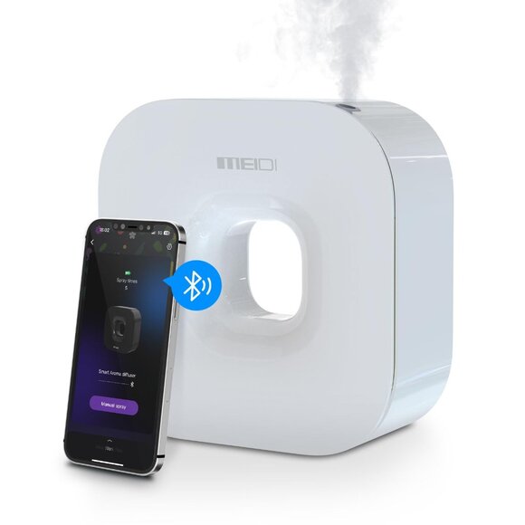 MEIDI Smart Waterless Essential Oil Diffuser Bluetooth App Scent Machine